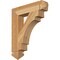 Ekena Millwork Merced Arts & Crafts Rough Sawn Bracket, Western Red Cedar, 4"W x 20"D x 24"H BKT04X20X24MRC03RWR - alternate 1